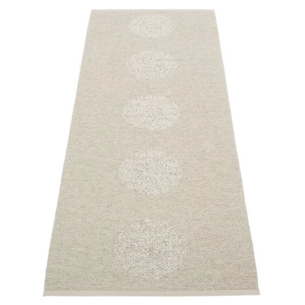 Pappelina Outdoor-textilien | Teppiche Und Läufer^Vera 2.0 Teppich, 70 x 200 cm, Leinenbeige – Steingrau Metallic