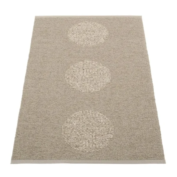 Pappelina Outdoor-textilien | Teppiche Und Läufer^Vera 2.0 Teppich, 70 x 120 cm, dunkl. Leinenbeige-Metallicleinen