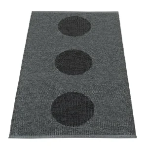 Pappelina Outdoor-textilien | Teppiche Und Läufer^Vera 2.0 Teppich, 70 x 120 cm, Schwarz - schwarz-metallic