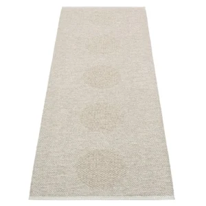 Pappelina Outdoor-textilien | Teppiche Und Läufer^Vera 2.0 Teppich, 70 x 200 cm, Leinenbeige – Steingrau Metallic