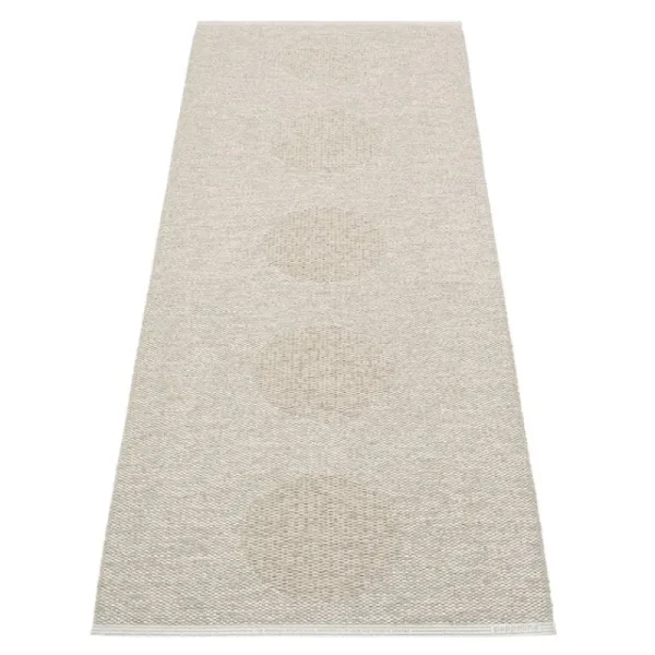 Pappelina Outdoor-textilien | Teppiche Und Läufer^Vera 2.0 Teppich, 70 x 200 cm, Leinenbeige – Steingrau Metallic