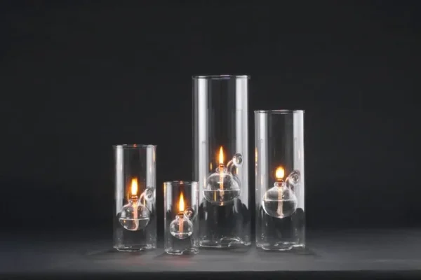 &Tradition Kerzen Und Kerzenhalter | Tischlampen-Paustian Wolfard Öllampe, klein, Klarglas