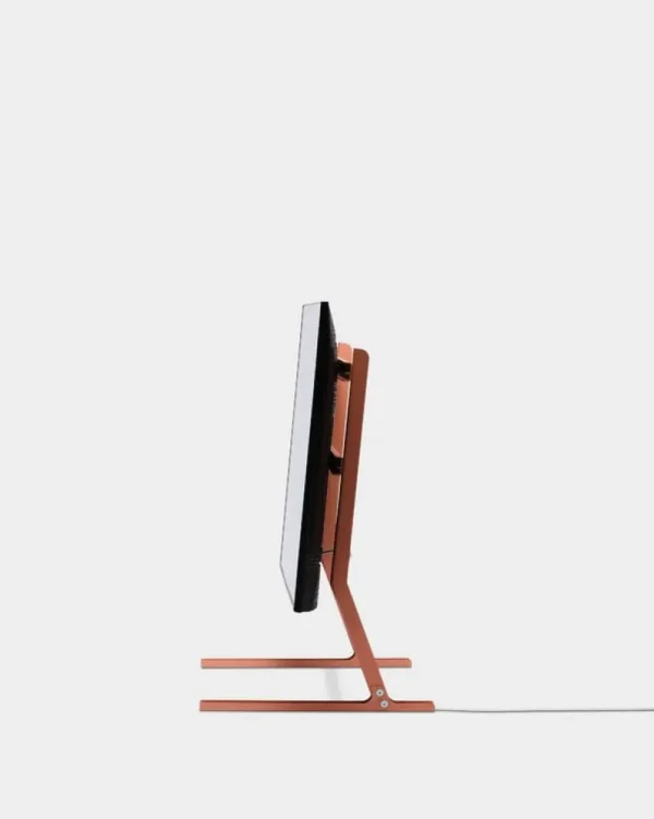 ferm LIVING Aufbewahrungsmöbel-Pedestal Bendy Low TV-Ständer, Dusty Rose
