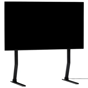 Audo Copenhagen Aufbewahrungsmöbel-Pedestal Bendy Tall TV-Ständer, Charcoal