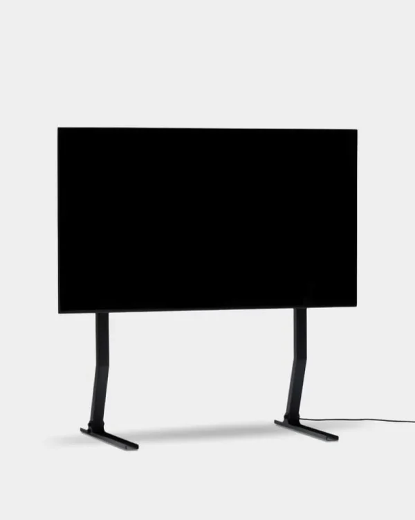 Audo Copenhagen Aufbewahrungsmöbel-Pedestal Bendy Tall TV-Ständer, Charcoal