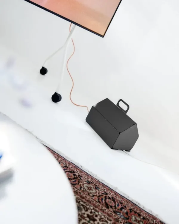 Pedestal Elektroartikel^Cable House Kabel-Aufbewahrungsbox, Charcoal