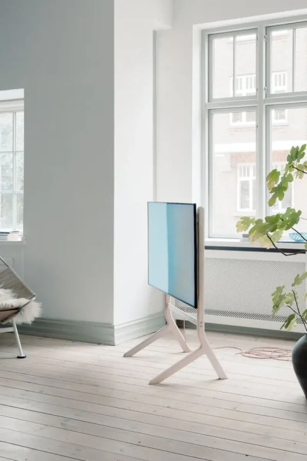 Pedestal Aufbewahrungsmöbel-Hopper TV-Ständer, Light Oak