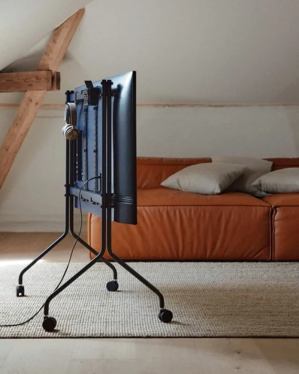Pedestal Aufbewahrungsmöbel-Moon Rollin’ TV-Ständer, Charcoal