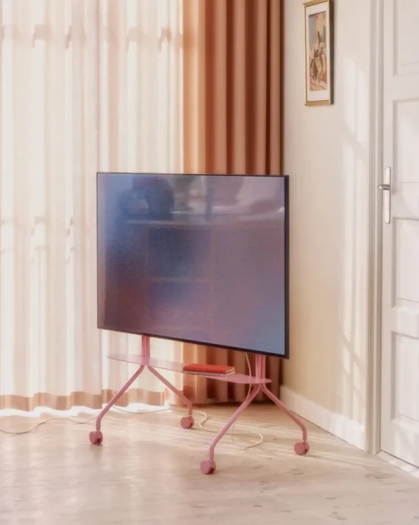 Northern Aufbewahrungsmöbel-Pedestal Moon Rollin’ TV-Ständer, bubble gum