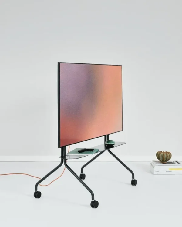Pedestal Aufbewahrungsmöbel-Moon Rollin’ TV-Ständer, Charcoal