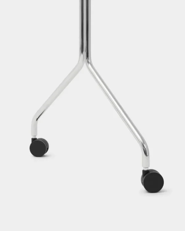 Pedestal Aufbewahrungsmöbel-Moon Rollin’ TV-Ständer, Chrom