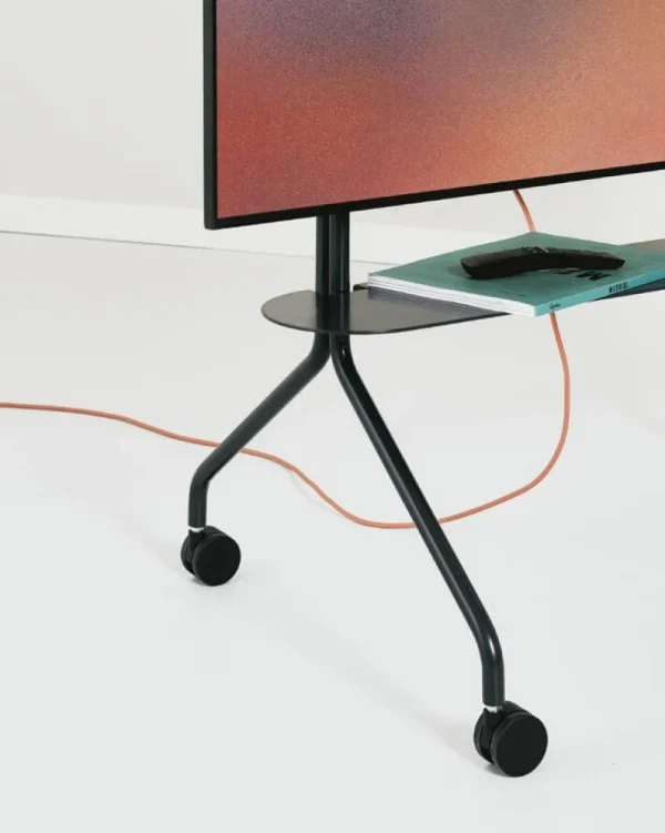 Pedestal Aufbewahrungsmöbel-Moon Rollin’ TV-Ständer, Charcoal
