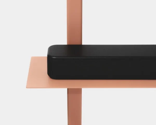 Pedestal Aufbewahrungsmöbel-Plate Shelf, Dusty Rose