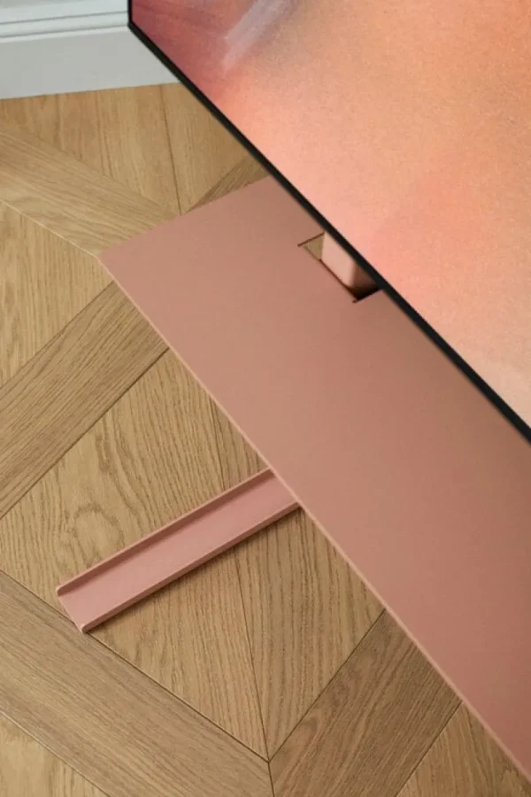 Pedestal Aufbewahrungsmöbel-Plate Shelf, Dusty Rose