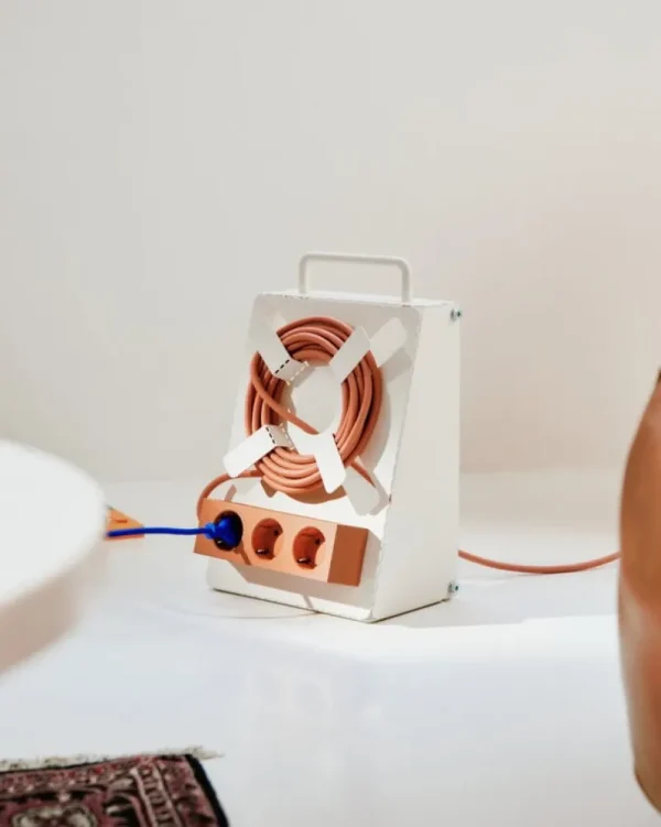Pedestal Elektroartikel^Power Bar Steckerleiste, 2 m, Dusty Rose