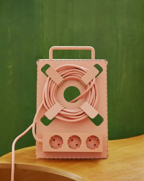 Pedestal Elektroartikel^Power Bar Steckerleiste, 2 m, Dusty Rose