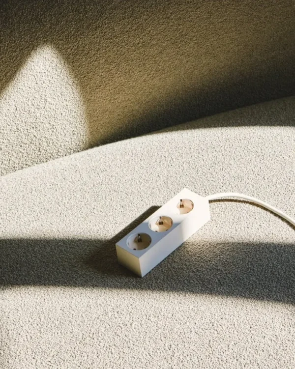 Pedestal Elektroartikel^Power Bar Steckerleiste, 2 m, Pearl