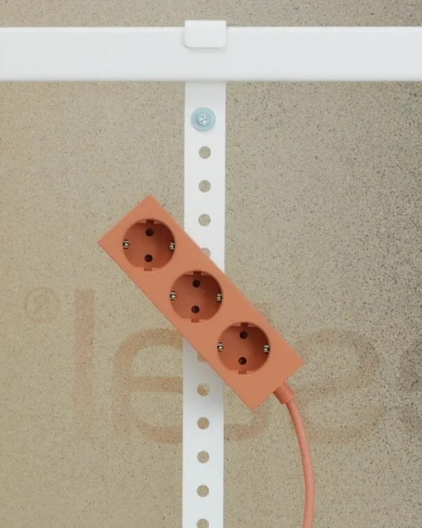 Pedestal Elektroartikel^Power Bar Steckerleiste, 2 m, Dusty Rose