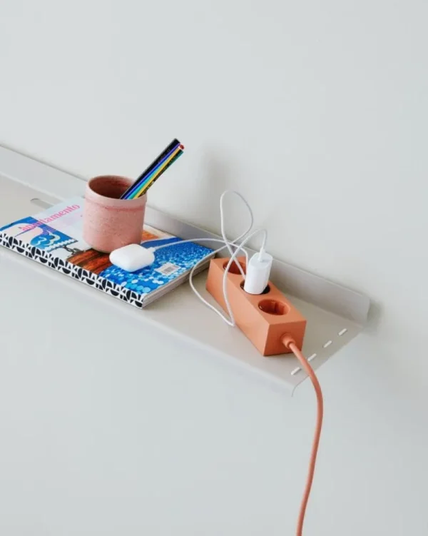 Pedestal Elektroartikel^Power Bar Steckerleiste, 2 m, Dusty Rose