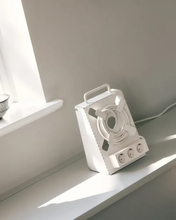 Pedestal Elektroartikel^Power Bar Steckerleiste, 2 m, Pearl