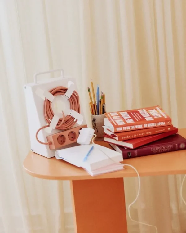 Pedestal Elektroartikel^Power Bar Steckerleiste, 2 m, Dusty Rose
