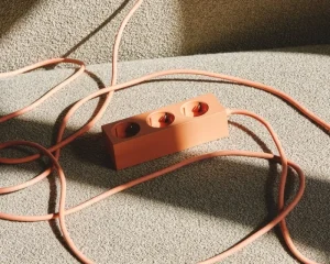 Pedestal Elektroartikel^Power Bar Steckerleiste, 2 m, Dusty Rose