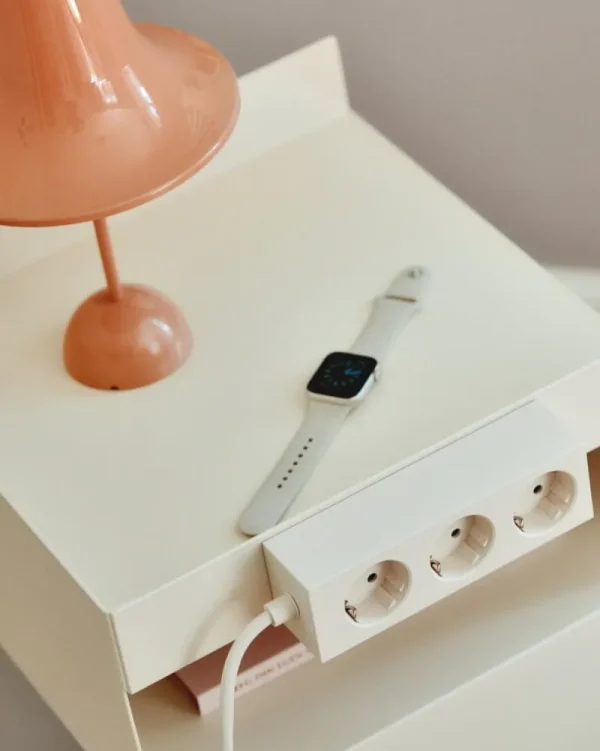 Pedestal Elektroartikel^Power Bar Steckerleiste, 2 m, Pearl