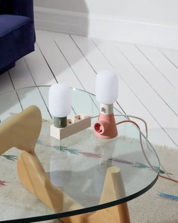 Pedestal Elektroartikel^Power Base, Bubble Gum