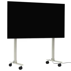 Pedestal Aufbewahrungsmöbel-Straight Rollin’ TV-Ständer, Mushroom