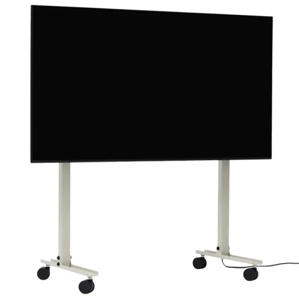 Pedestal Aufbewahrungsmöbel-Straight Rollin’ TV-Ständer, Mushroom