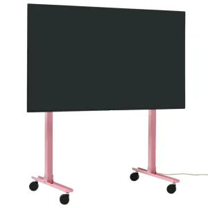 Pedestal Aufbewahrungsmöbel-Straight Rollin’ TV-Ständer, Bubble Gum