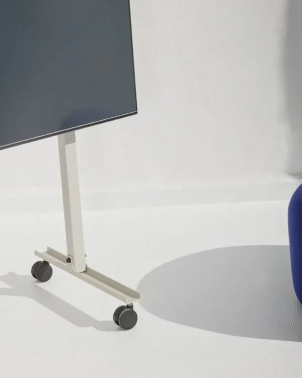 Pedestal Aufbewahrungsmöbel-Straight Rollin’ TV-Ständer, Mushroom