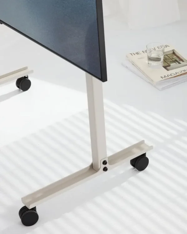 Pedestal Aufbewahrungsmöbel-Straight Rollin’ TV-Ständer, Mushroom