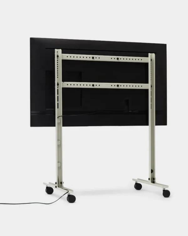 Pedestal Aufbewahrungsmöbel-Straight Rollin’ TV-Ständer, Mushroom