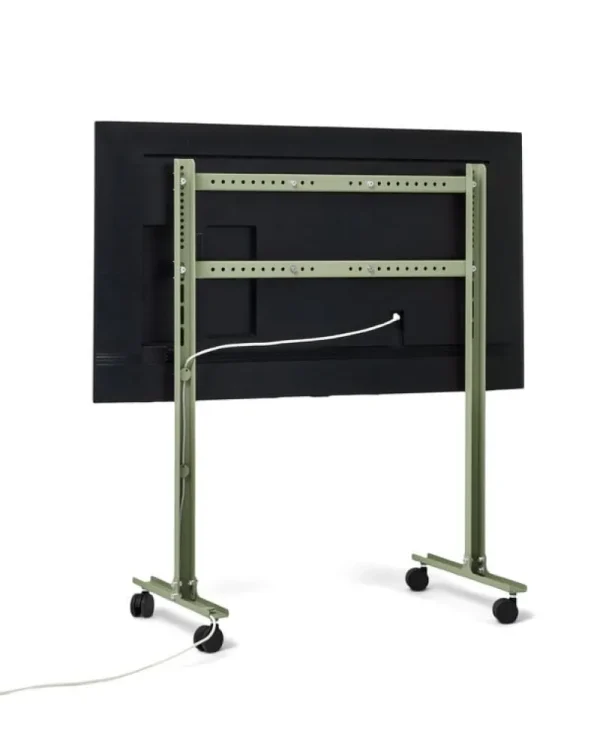 Pedestal Aufbewahrungsmöbel-Straight Rollin’ TV-Ständer, Mossy green