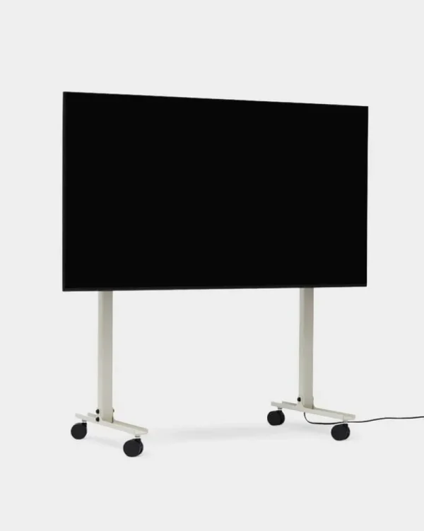 Pedestal Aufbewahrungsmöbel-Straight Rollin’ TV-Ständer, Mushroom