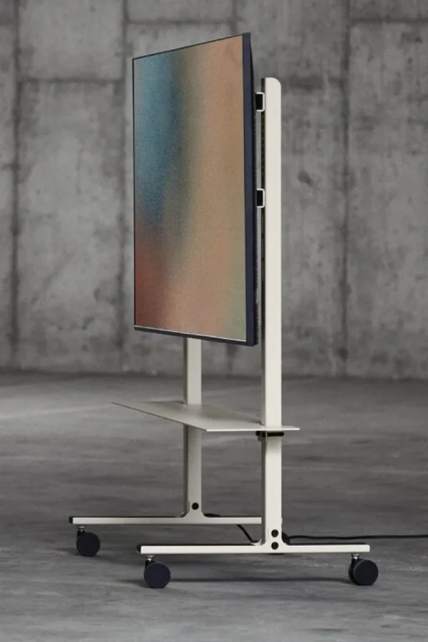 Pedestal Aufbewahrungsmöbel-Straight Rollin’ TV-Ständer, Mushroom