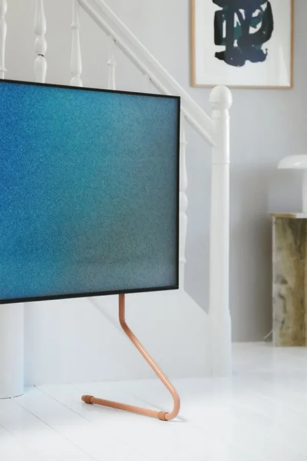 Pedestal Aufbewahrungsmöbel-Sway TV-Ständer, Dusty Rose
