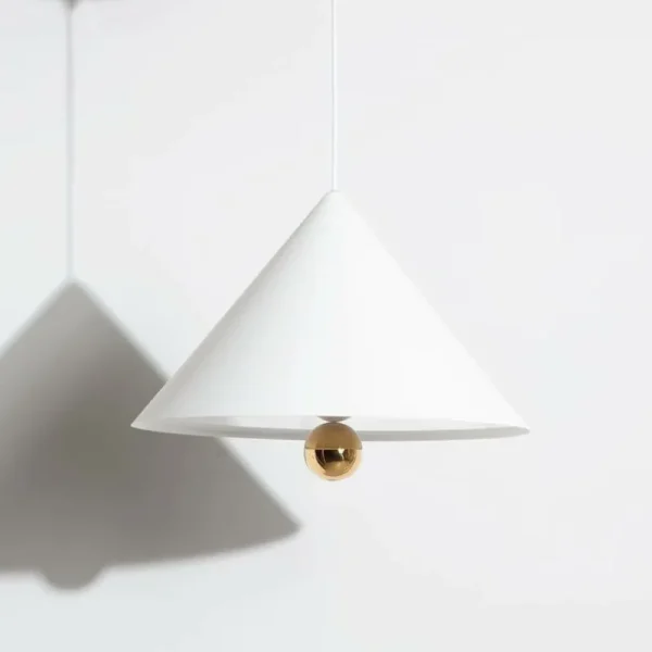 Petite Friture Deckenleuchten-Cherry LED-Pendelleuchte, groß, Weiß