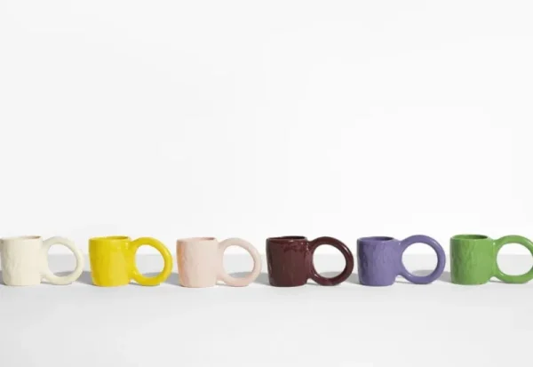 Petite Friture Geschirr^Donut Tasse, M, Zitronengelb