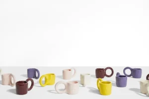 Petite Friture Geschirr^Donut Tasse, M, Zitronengelb
