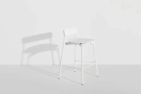 Petite Friture Terrassenmöbel | Sitzgelegenheiten^Fromme Barhocker, 65 cm, Weiß