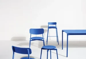 Petite Friture Terrassenmöbel | Sitzgelegenheiten^Fromme Barhocker, 75 cm, Blau