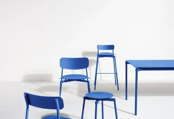 Petite Friture Terrassenmöbel | Sitzgelegenheiten^Fromme Barhocker, 75 cm, Blau