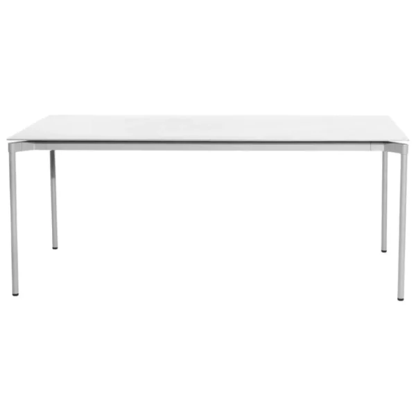 Petite Friture Terrassenmöbel | Tische^Fromme Esstisch, 90 x 180 cm, Weiß