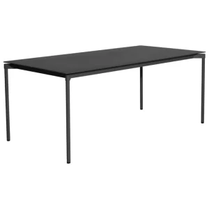 Petite Friture Terrassenmöbel | Tische^Fromme Esstisch, 90 x 180 cm, Schwarz