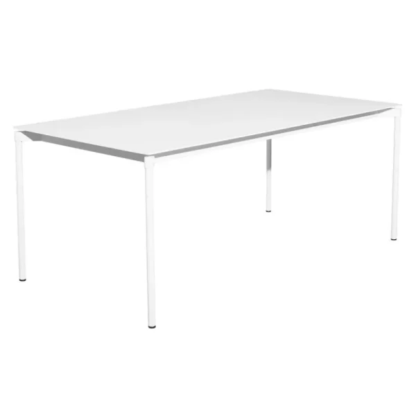 Petite Friture Terrassenmöbel | Tische^Fromme Esstisch, 90 x 180 cm, Weiß