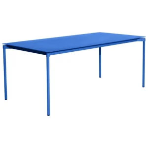 Petite Friture Terrassenmöbel | Tische^Fromme Esstisch, 90 x 180 cm, Blau