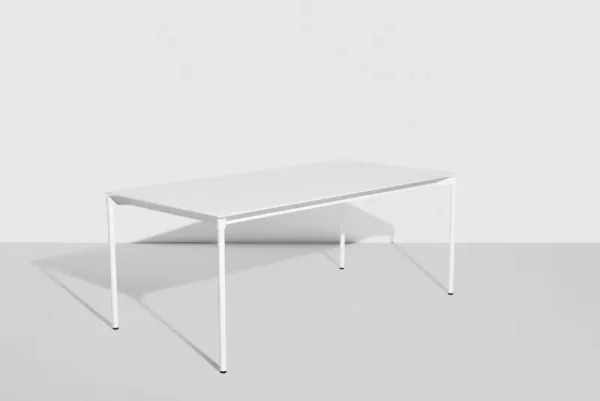 Petite Friture Terrassenmöbel | Tische^Fromme Esstisch, 90 x 180 cm, Weiß