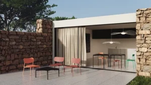 Petite Friture Terrassenmöbel | Sitzgelegenheiten^Fromme Loungesessel, Rotbraun